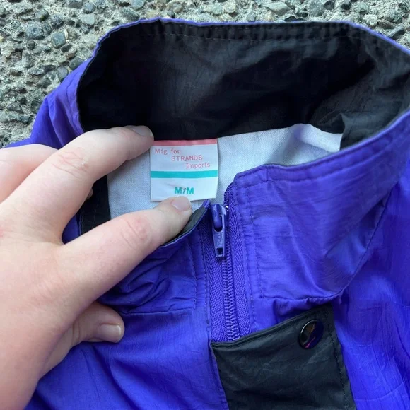 incredible vintage like new 80s windbreaker , medium - Picture 3 of 7